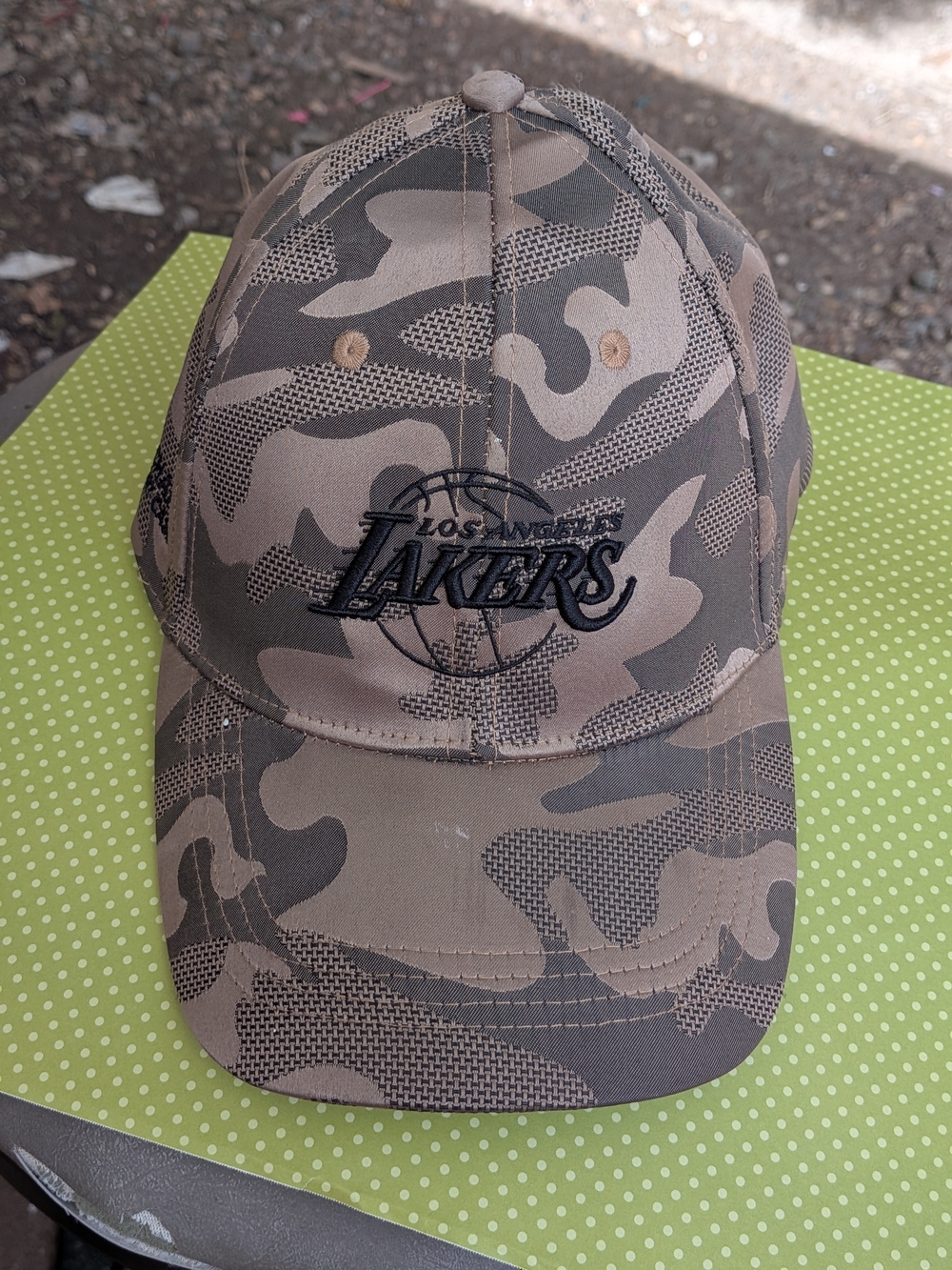 Camo Baseball Cap - Brown/Gray